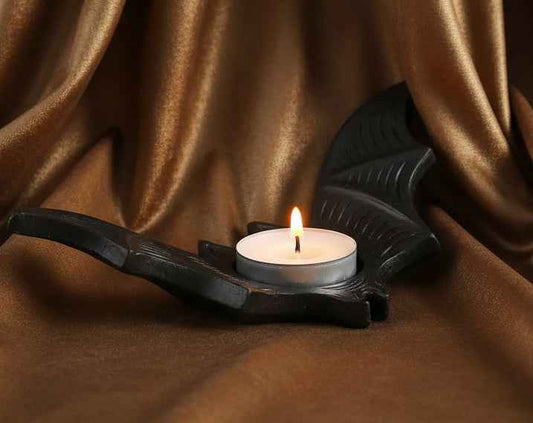 Gothic Bat Tealight Candle Holder - Lucky Girl Gifts