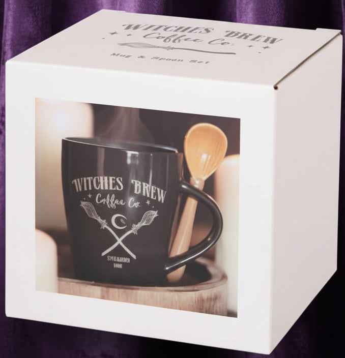 Witches Brew Coffee Mug Set - Enchant Your Mornings with Magic! - Lucky Girl Gifts