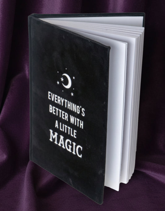 Better With Magic Velvet Journal