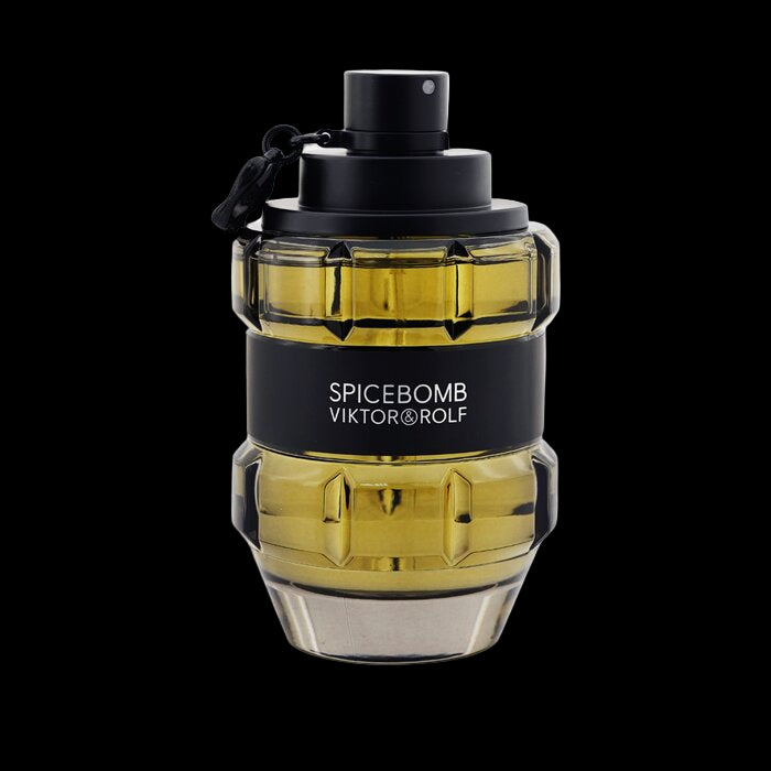 Spicebomb Viktor & Rolf perfume bottle on a white background