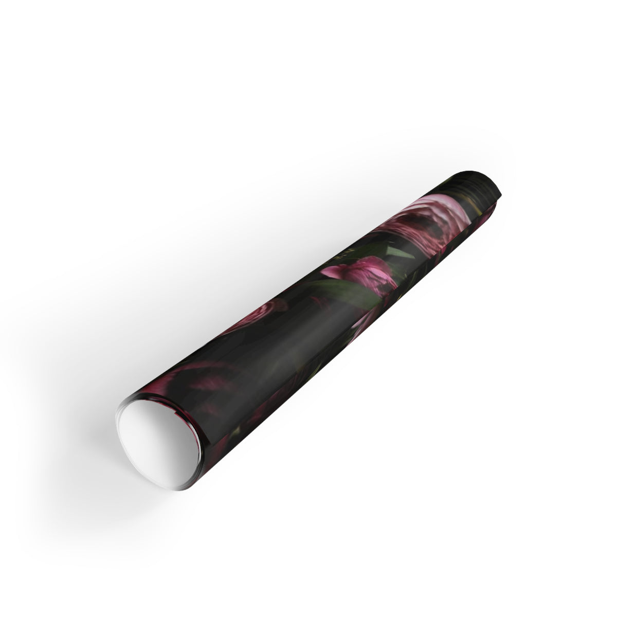 Dark Botanical Wrapping Paper -Gothic Floral Gift Wrap Roll - Lucky Girl Gifts