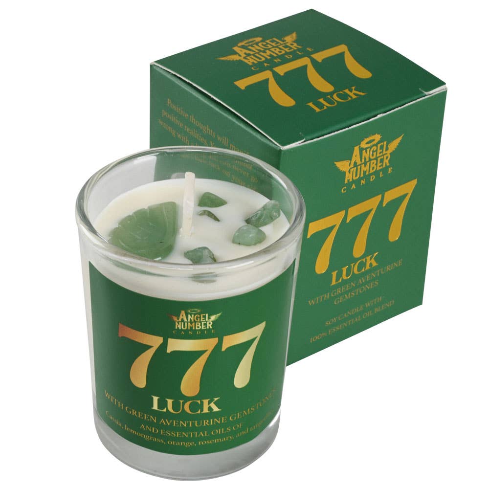 ANGEL NUMBER CANDLES: #777 - LUCK-4