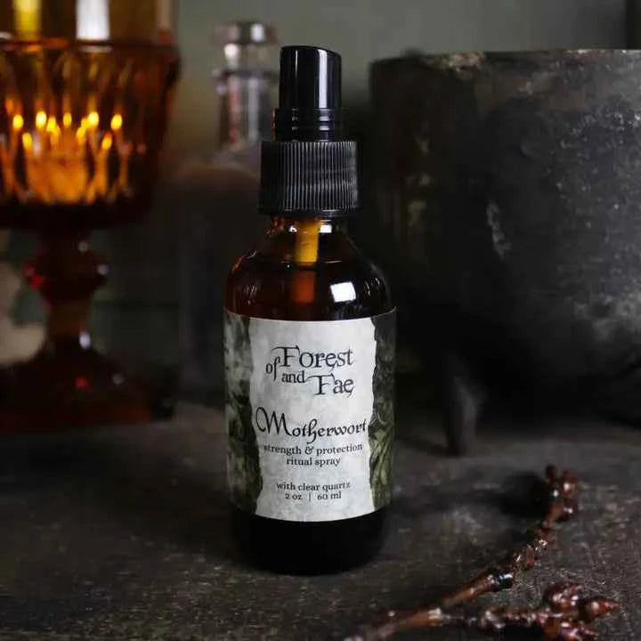 Motherwort Ritual Spray • Crystal Infused • Witchcraft - Lucky Girl Gifts