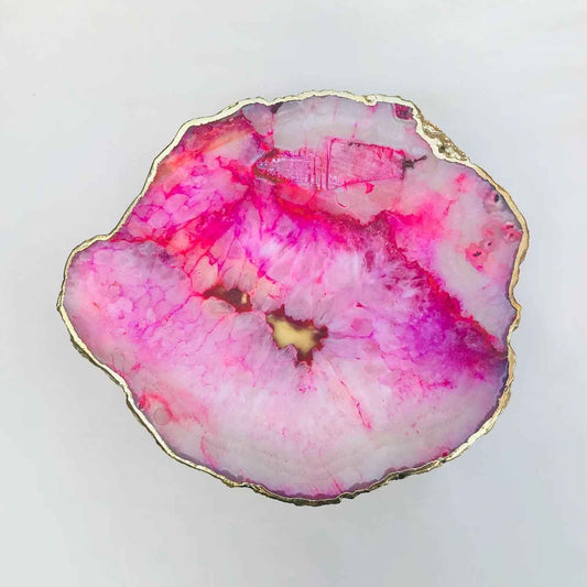 Pink Agate Cake Stand/Centrepiece/Display Stand/Tray - Lucky Girl Gifts