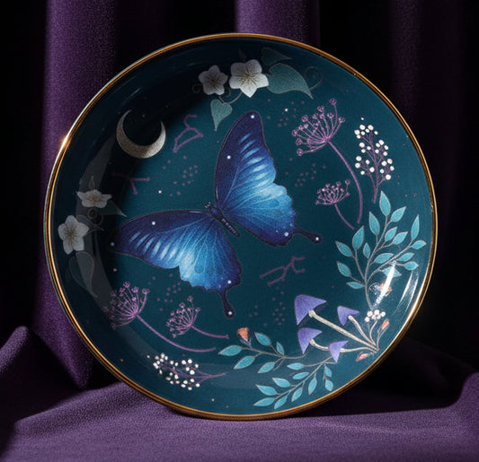 Midnight Moth Celestial Trinket Dish