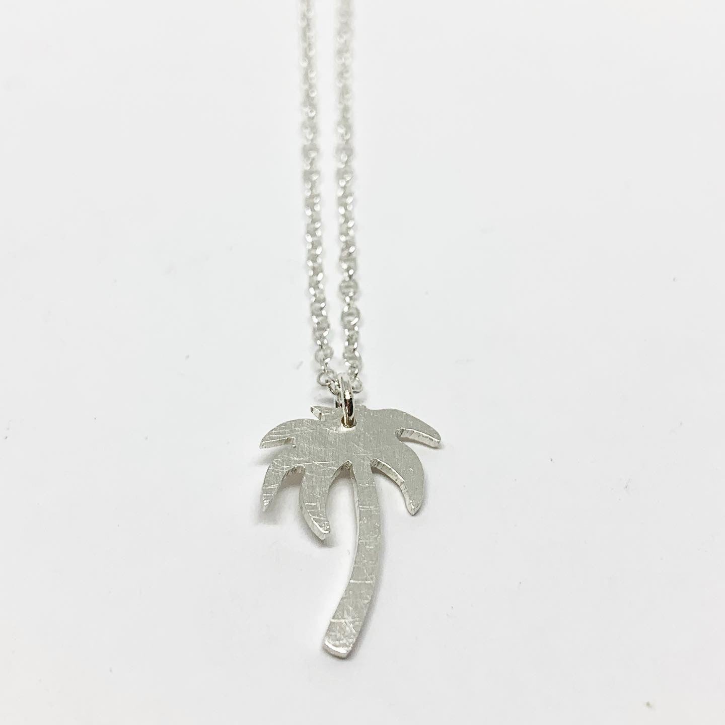 Palm Tree Charm Necklace