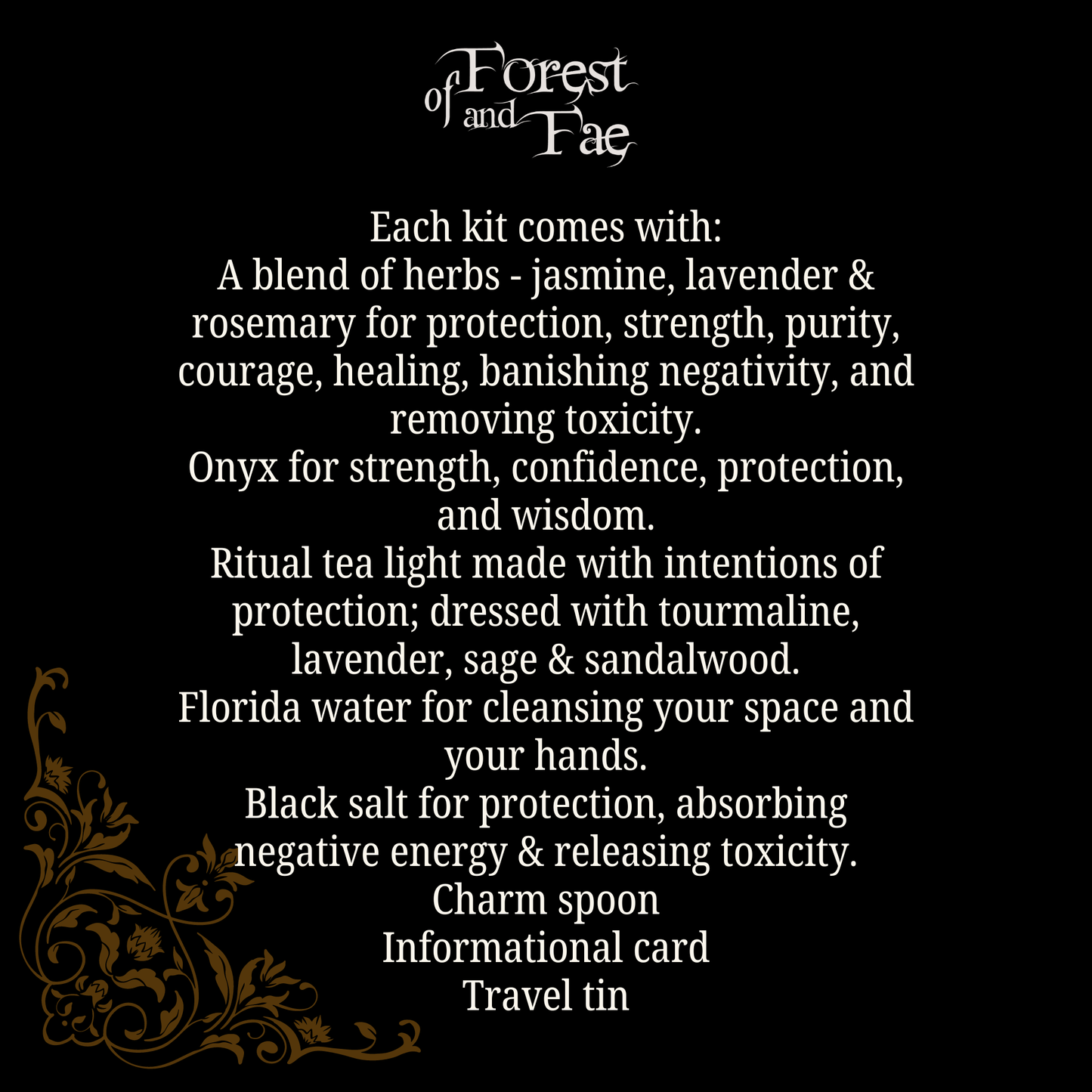 Protection Travel Altar Kit for Rituals & Spells | Witch DIY Set - Lucky Girl Gifts