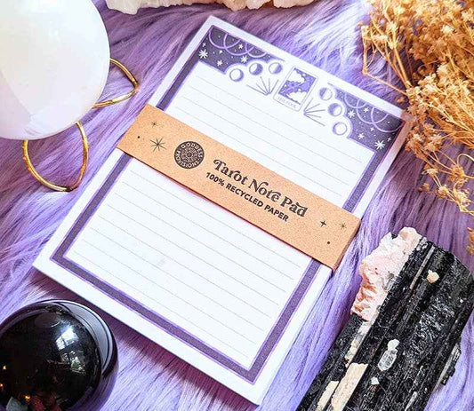 Tarot Notepad - Major Arcana Memo Notebook Colorful - Lucky Girl Gifts