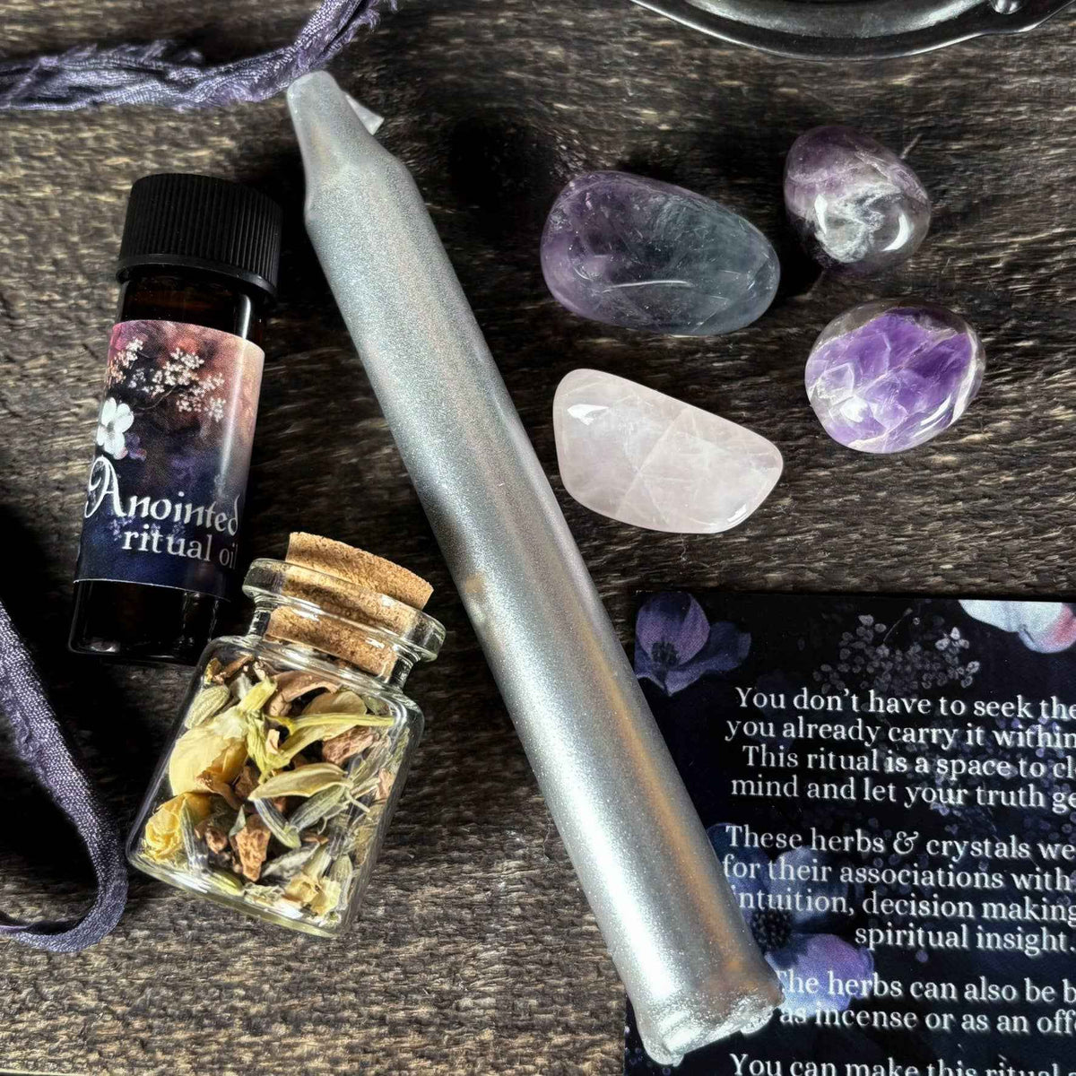 Clarity Spell Kit • Insight & Intuition Ritual • Witchcraft - Lucky Girl Gifts