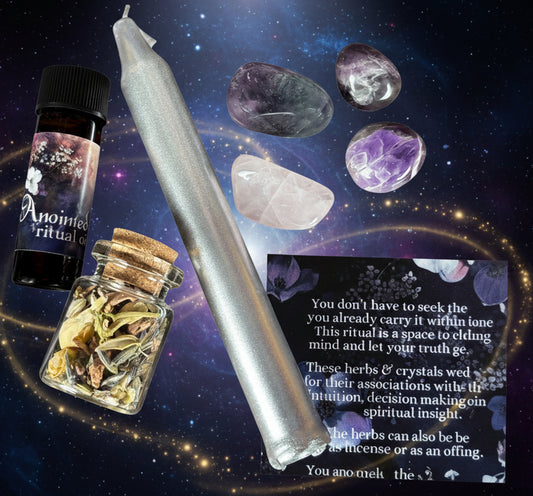 Clarity Spell Kit for Enhanced Insight and Intuition Rituals in Witchcraft - Lucky Girl Gifts