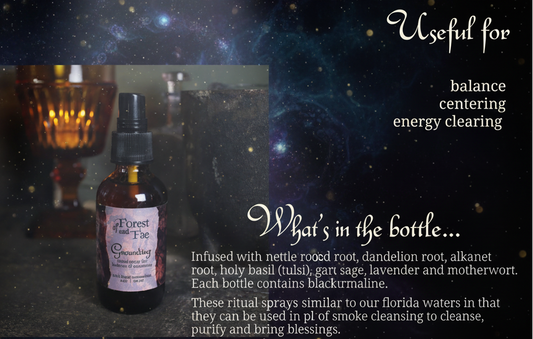 Grounding Ritual Spray | Crystal Infused for Enhanced Energy Alignment - Lucky Girl Gifts