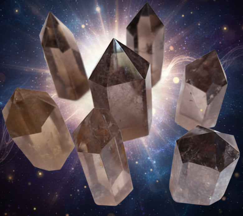 Smoky Quartz Healing Points | Grounding and Energy Balance - Lucky Girl Gifts