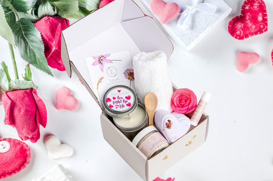 Cute LOVE Special Gift Box, Natural Skincare Gift Box, Mother's Day Gift, BFF, Sister-0