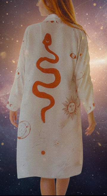 The Rigel Silk Robe - Dalaman Dreamer Luxury Nightwear - Lucky Girl Gifts