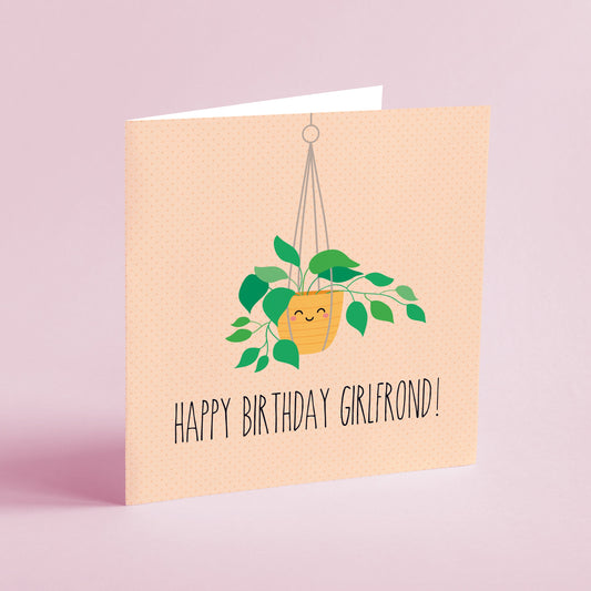 Happy Birthday Girlfrond! Greeting card