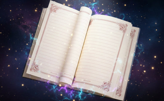 Mystical Journal Notebooks with Retro Magic Spells Cover - Lucky Girl Gifts