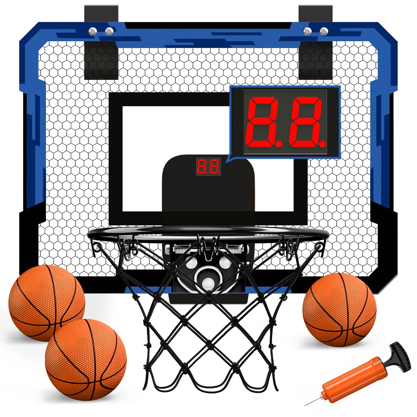 Kids Sports Toys Basketball Toy Foldable Basketball Hoop Throw Indoor Games