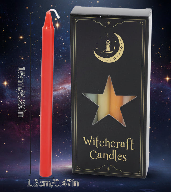 Mini Taper Candles in Assorted Colors for Rituals & Spells - Lucky Girl Gifts