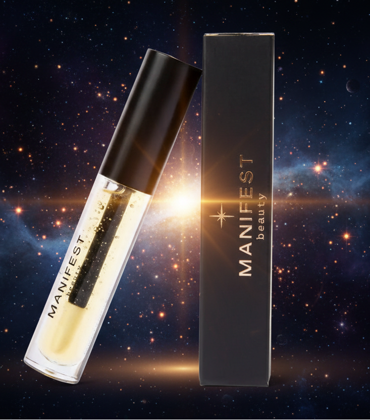 Manifest Beauty Lip Plumper Oil | Chili-Infused Lip Oil | Crystal Clear - Lucky Girl Gifts