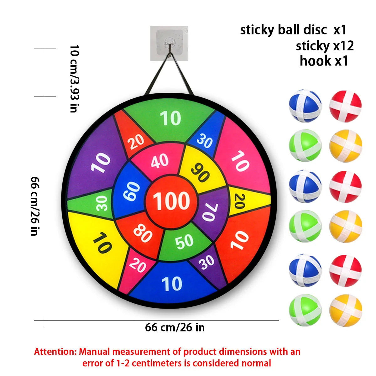 12 Sticky Ball Dart Sets, Indoor and Outdoor Toys, Birthday Gifts, Party Games