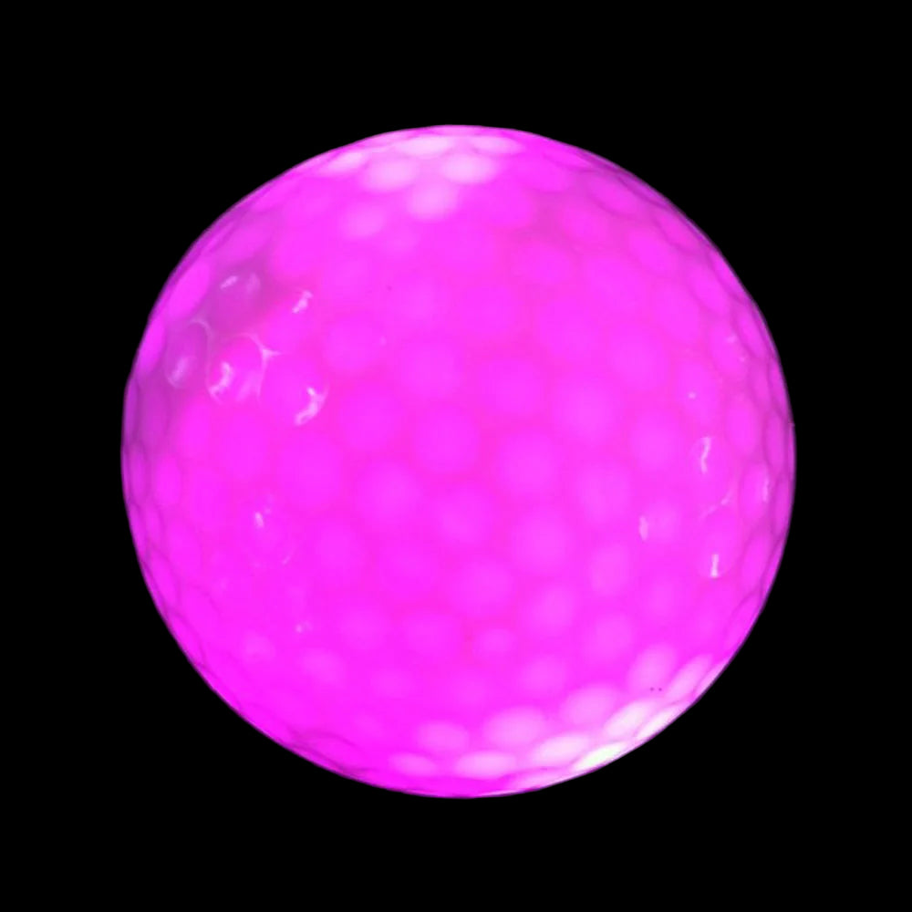 5 Pcs Professional LED Luminous Night Golf Balls, Long-Lasting Glow for Practice