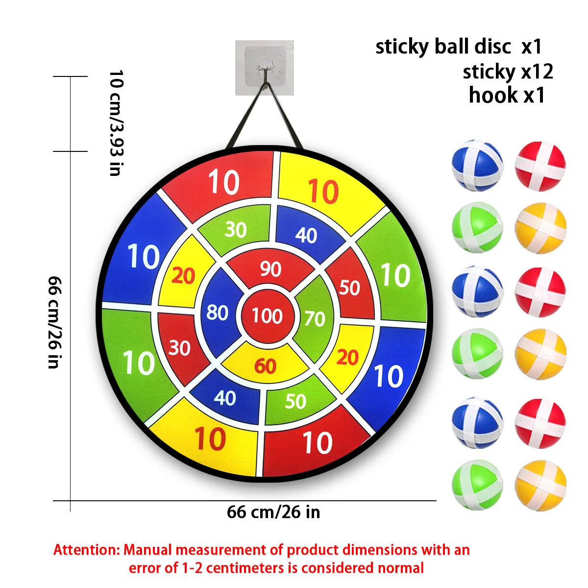 12 Sticky Ball Dart Sets, Indoor and Outdoor Toys, Birthday Gifts, Party Games