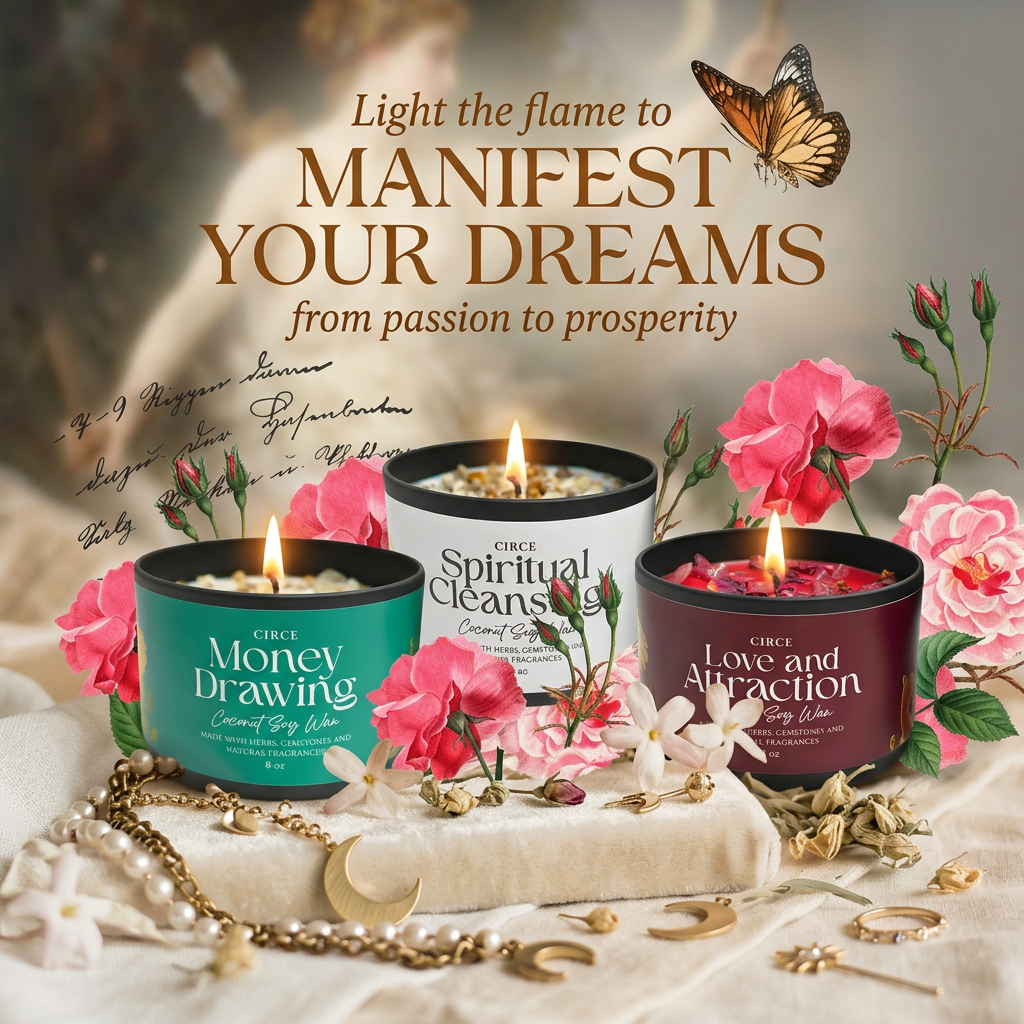 Good Fortune Spell Candle โ Luck & Prosperity Manifestation Candle | 8 oz - Lucky Girl Gifts