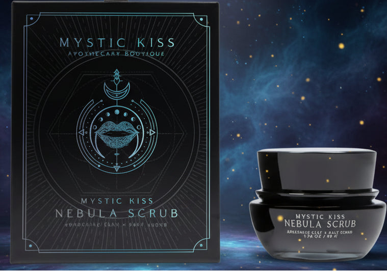 Mystic Kiss Nebula Scrub - Exfoliating Microdermabrasion Facial for Radiant Beauty Rituals - Lucky Girl Gifts