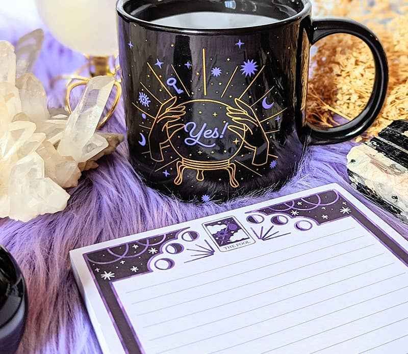 Tarot Notepad - Major Arcana Memo Notebook Colorful - Lucky Girl Gifts