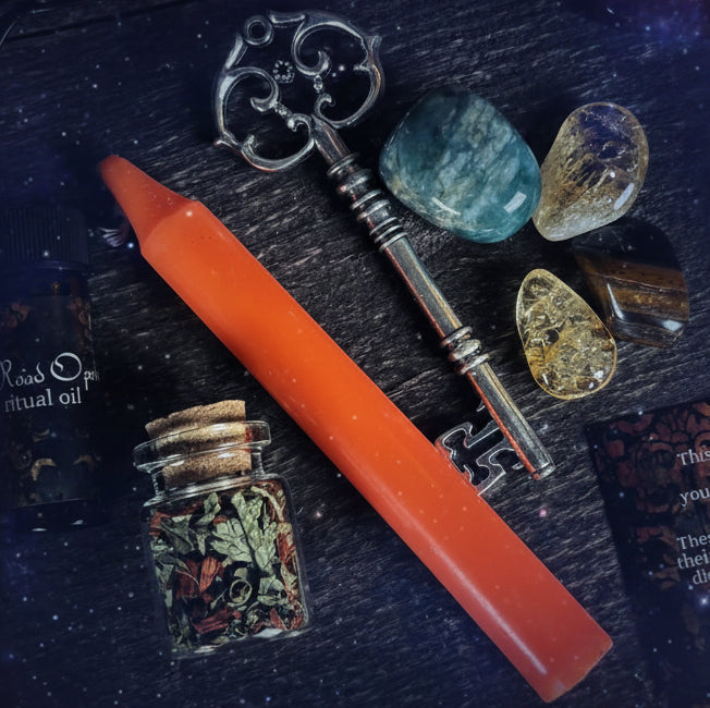 Unlocked Spell Kit for Road Opener & Energy Shift in Witchcraft - Lucky Girl Gifts