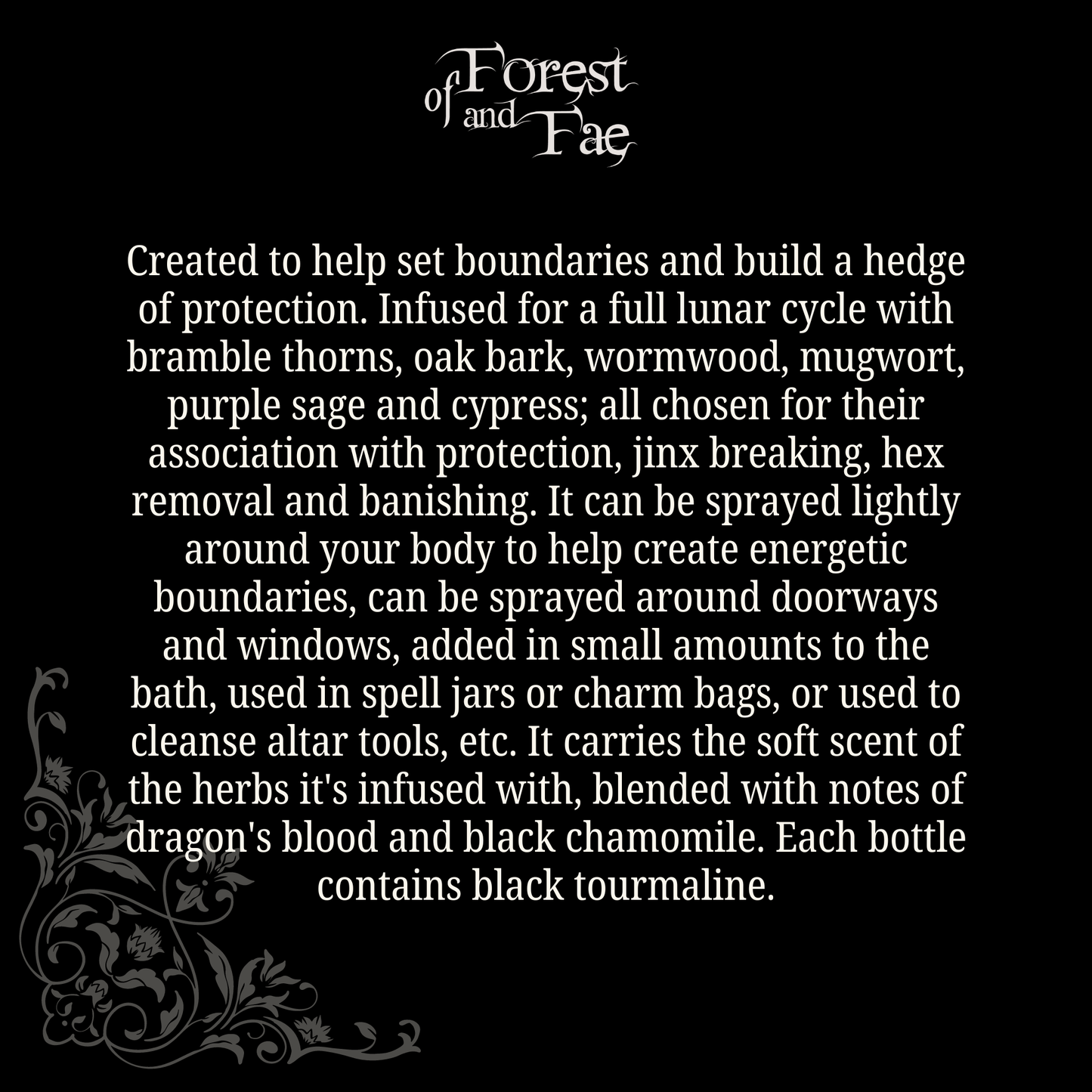 Shielding Ritual Spray - Crystal Infused Protection for Witchcraft - Lucky Girl Gifts