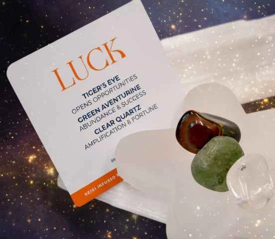Intention Crystals Luck Set for Positive Energy and Abundance