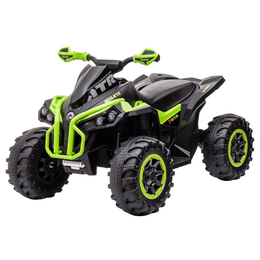 NNEDPE GTS99 Kids Toy Electric Ride On Quad Bike Toy ATV 50W - Green
