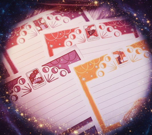 Tarot Note Pad | Major Arcana Memo Paper for Spiritual Insights - Lucky Girl Gifts