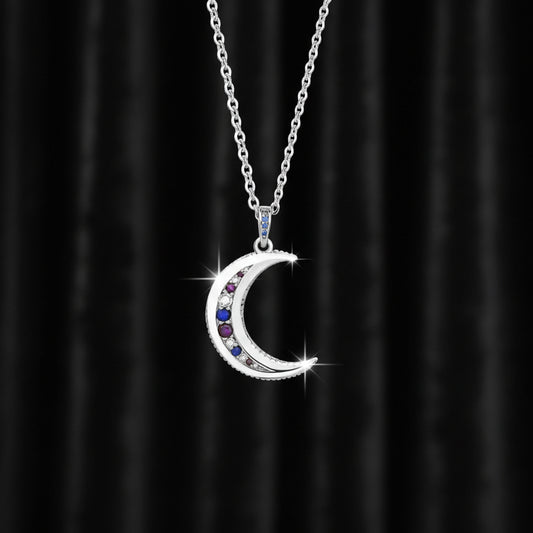 Celeste Moon Necklace - Elegant Celestial Jewelry for Every Occasion - Lucky Girl Gifts