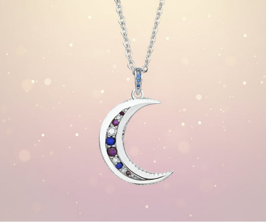 Celeste Moon Necklace - Elegant Celestial Jewelry for Every Occasion - Lucky Girl Gifts
