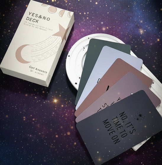 Yes No Oracle Cards Deck for Intuitive Guidance and Direct Answers - Lucky Girl Gifts