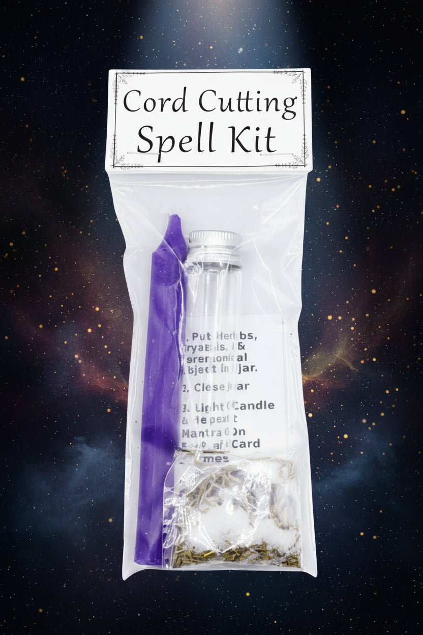 Cord Cutting Spell Kit for Releasing Toxic Energies and Emotional Ties - Lucky Girl Gifts