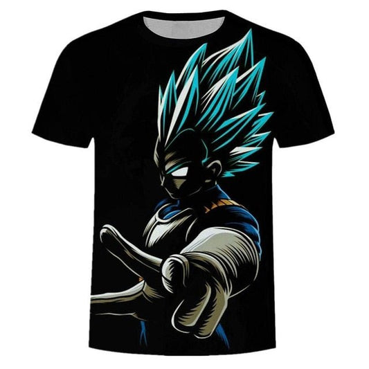 Dragon Ball DBZ Bulma Super Saiyan Vegeta 3d print Kids Goku T shirt  Japan Anime Tshirts-20