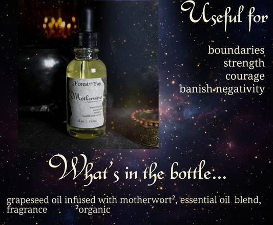 Motherwort Ritual Oil for Sacred Altars | Empath Protection - Lucky Girl Gifts