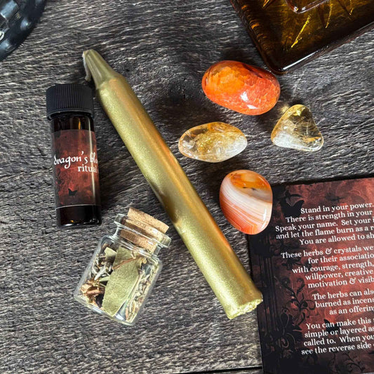 Empowered Spell Kit • Witchcraft Courage & Strength - Lucky Girl Gifts
