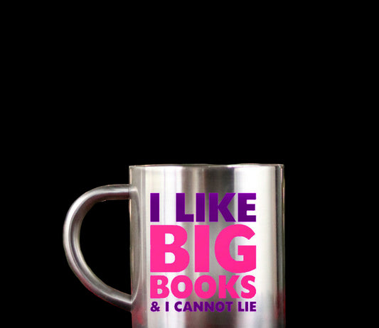 I Like Big Books and I Cannot Lie Gold & Silver Mug