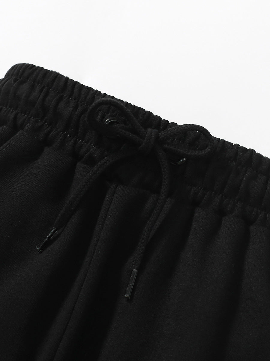 European And American Children’s Autumn Cotton Boys’ Work Pants – Black Casual Kids Trousers