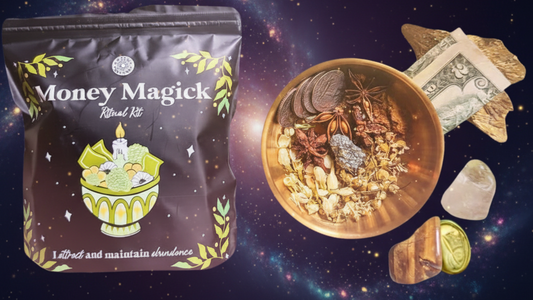 Money Magick Kit for Prosperity and Abundance Rituals - Lucky Girl Gifts