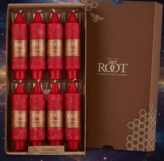 Red Taper Candles - Unscented Elegance for Any Occasion - Lucky Girl Gifts