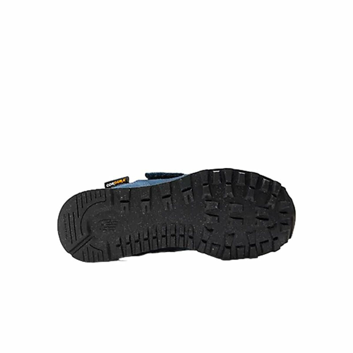 Black sole of a shoe on a white background