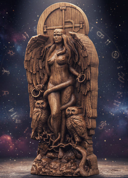 Greek Goddess Statue for Pagan Altars and Garden Sculptures - Lucky Girl Gifts