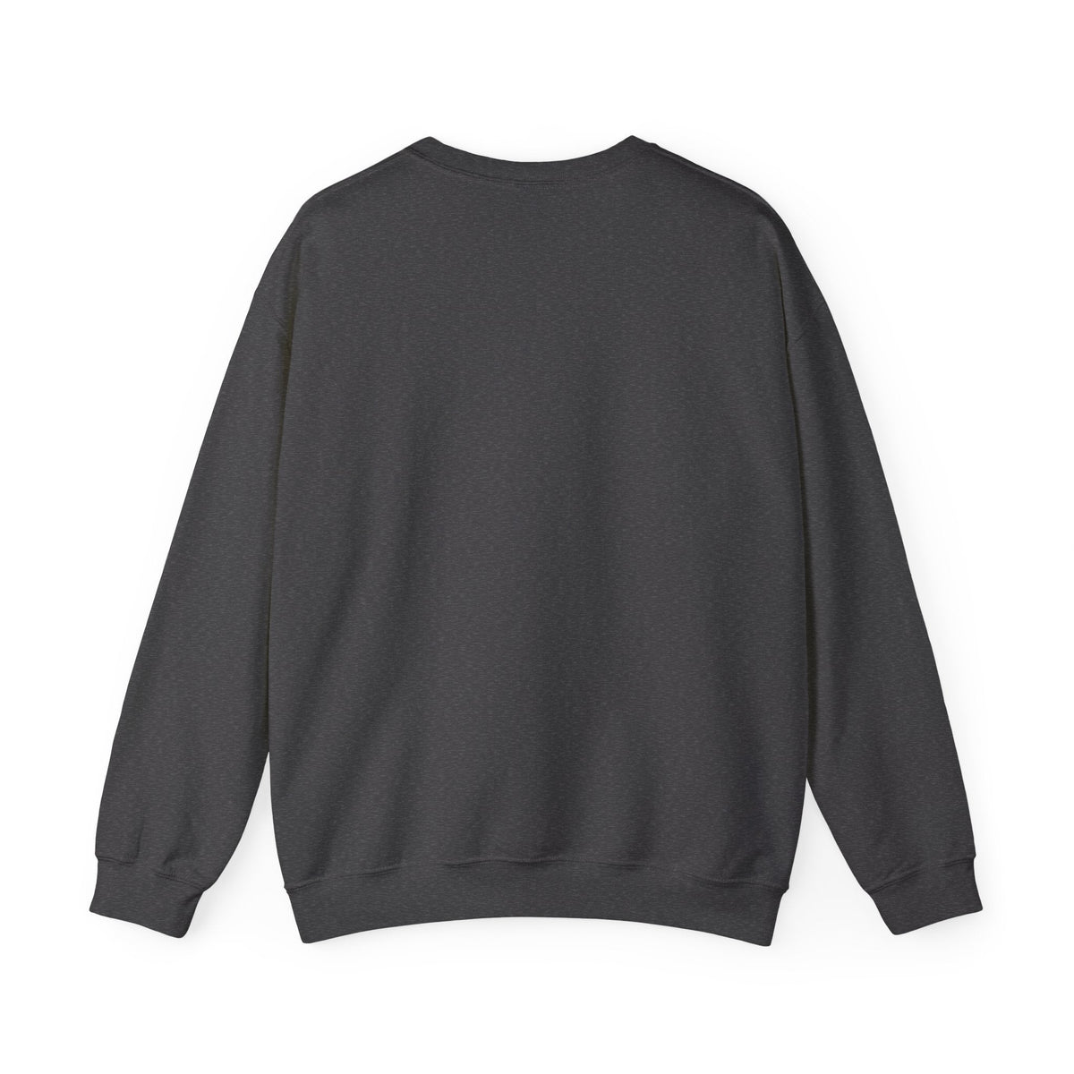 Dark gray sweatshirt on a white background
