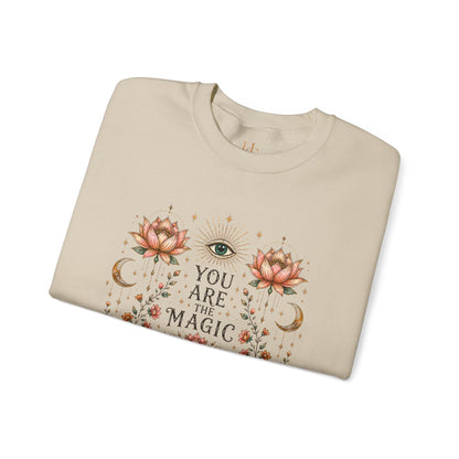 You Are the Magic Mystical Lotus Crewneck Sweatshirt