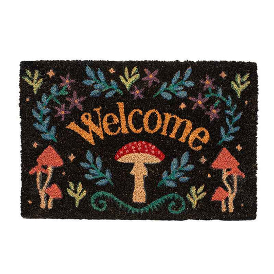 Mushroom Welcome Doormat - Lucky Girl Gifts